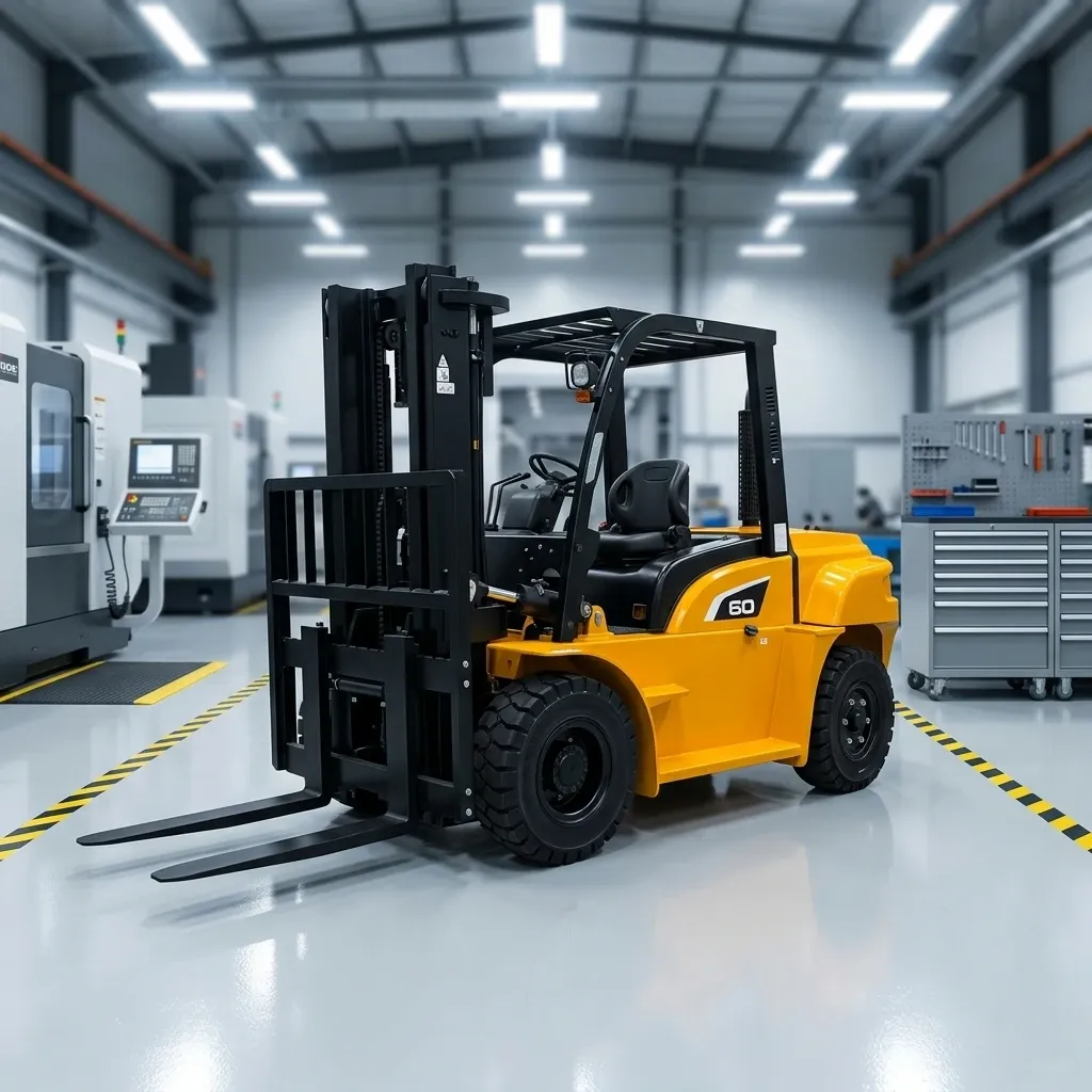 6 Ton Diesel Forklift Truck with ISUZU 6BG1 Engine 4.5m Triplex Mast 6t photo 1