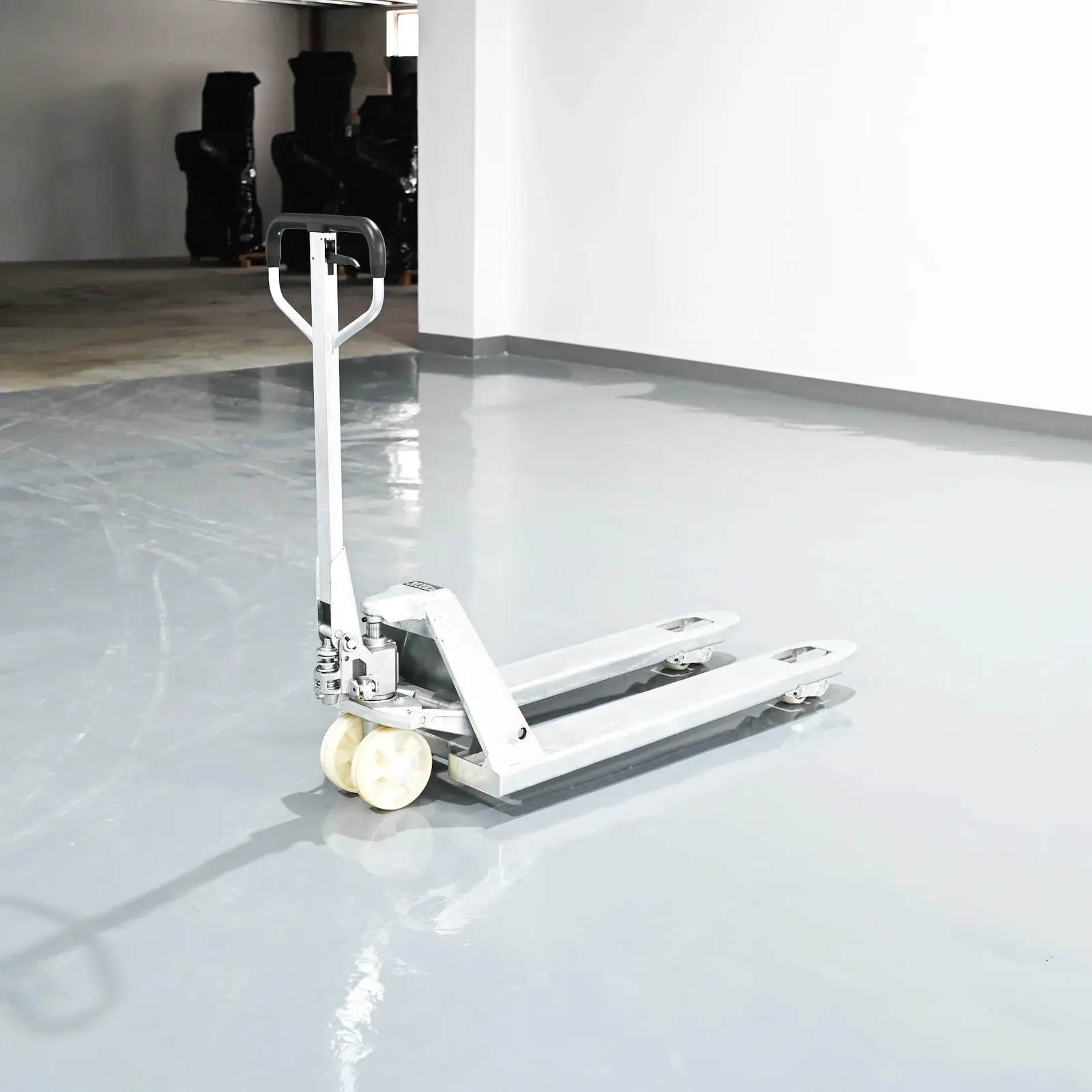 304 306 Stainless Steel Manual Pallet Truck With Digital photo 2