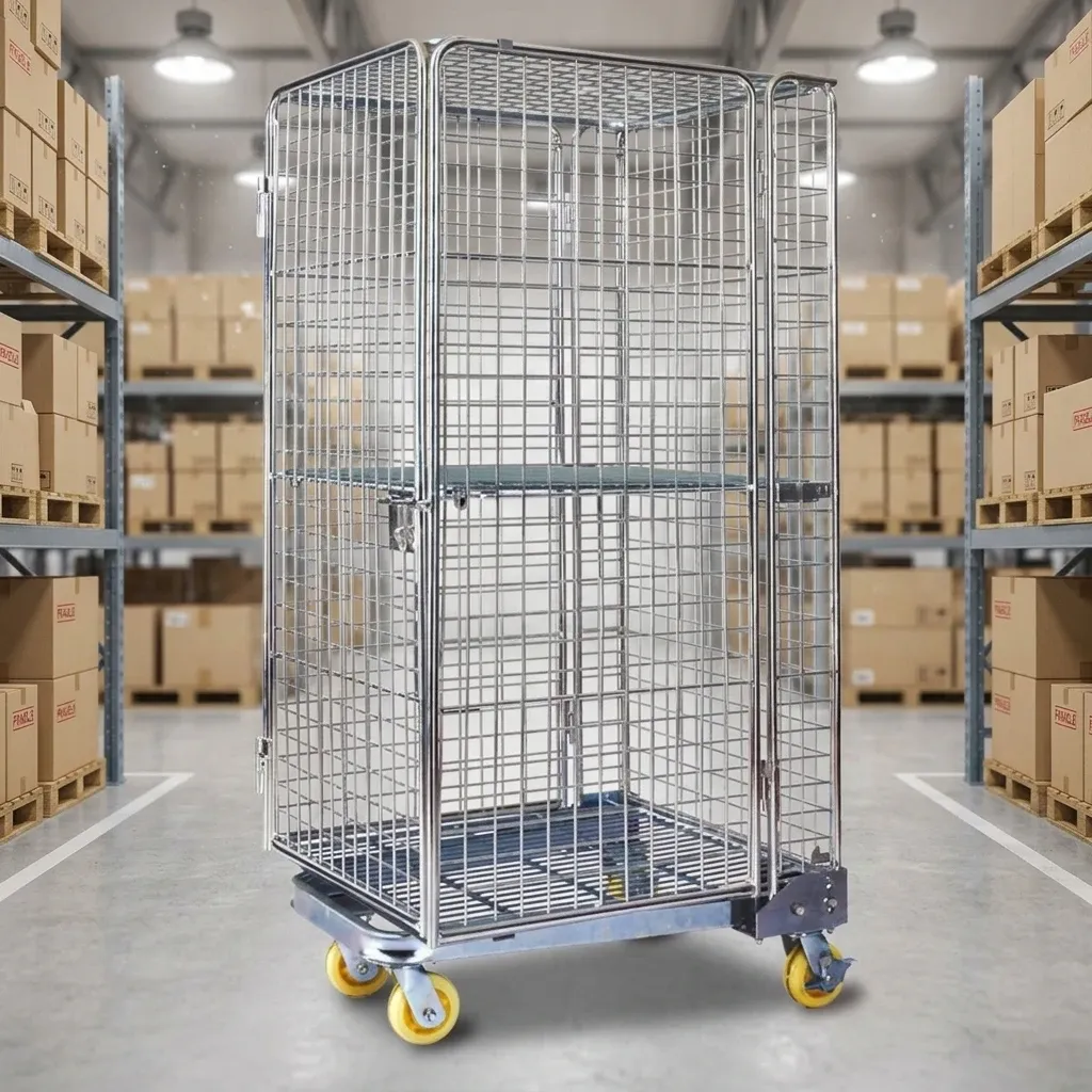 Logistic Trolley Steel Wire Material Roll Container (LPT-40873) detail 2
