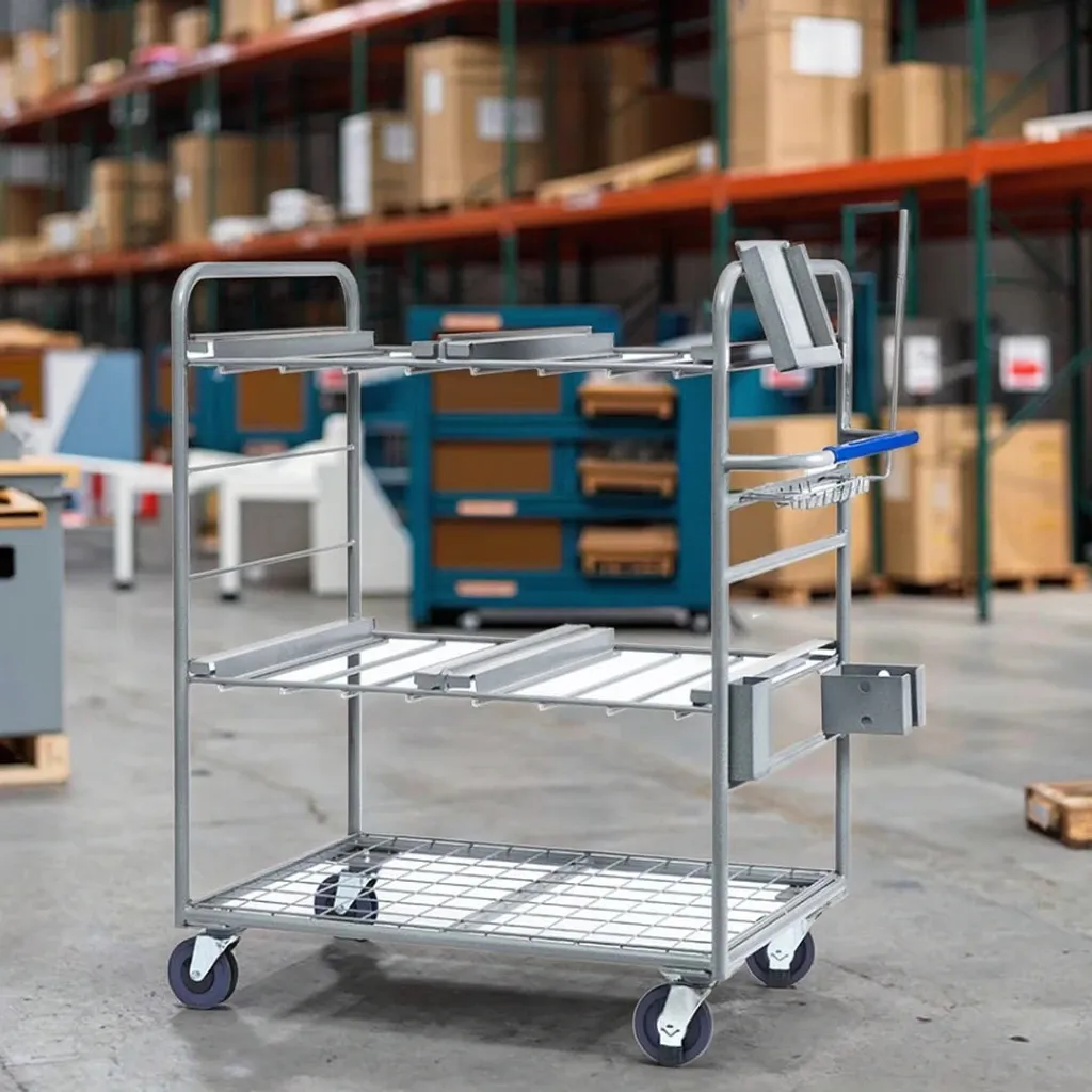 Logistic Trolley Steel Wire Material Roll Container (LPT-40873) detail 5