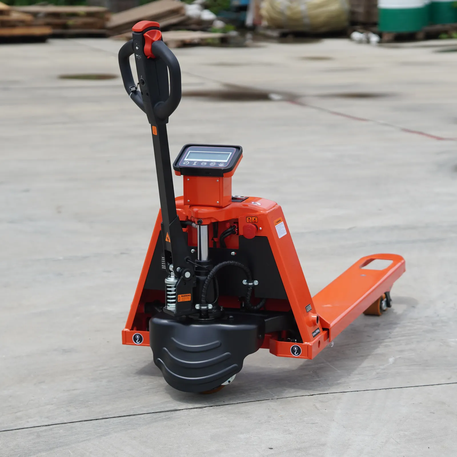 Electric Pallet Jack 4400lb Battery Operated Weighing detail 3