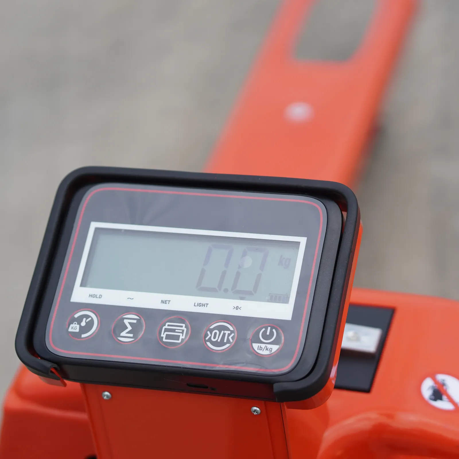 Electric Pallet Jack 4400lb Battery Operated Weighing detail 9