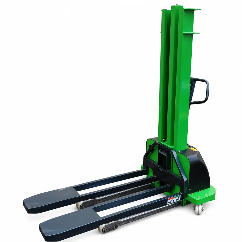 1000 kg Electric Stacker Pallet Truck Lithium Battery photo 1