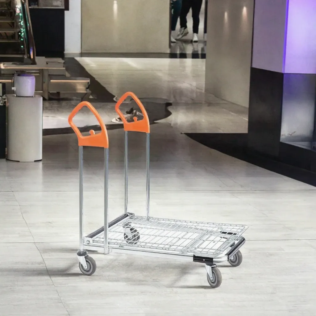 Warehouse Heavy Duty Steel Flat Trolley (LPT-67123) detail 2
