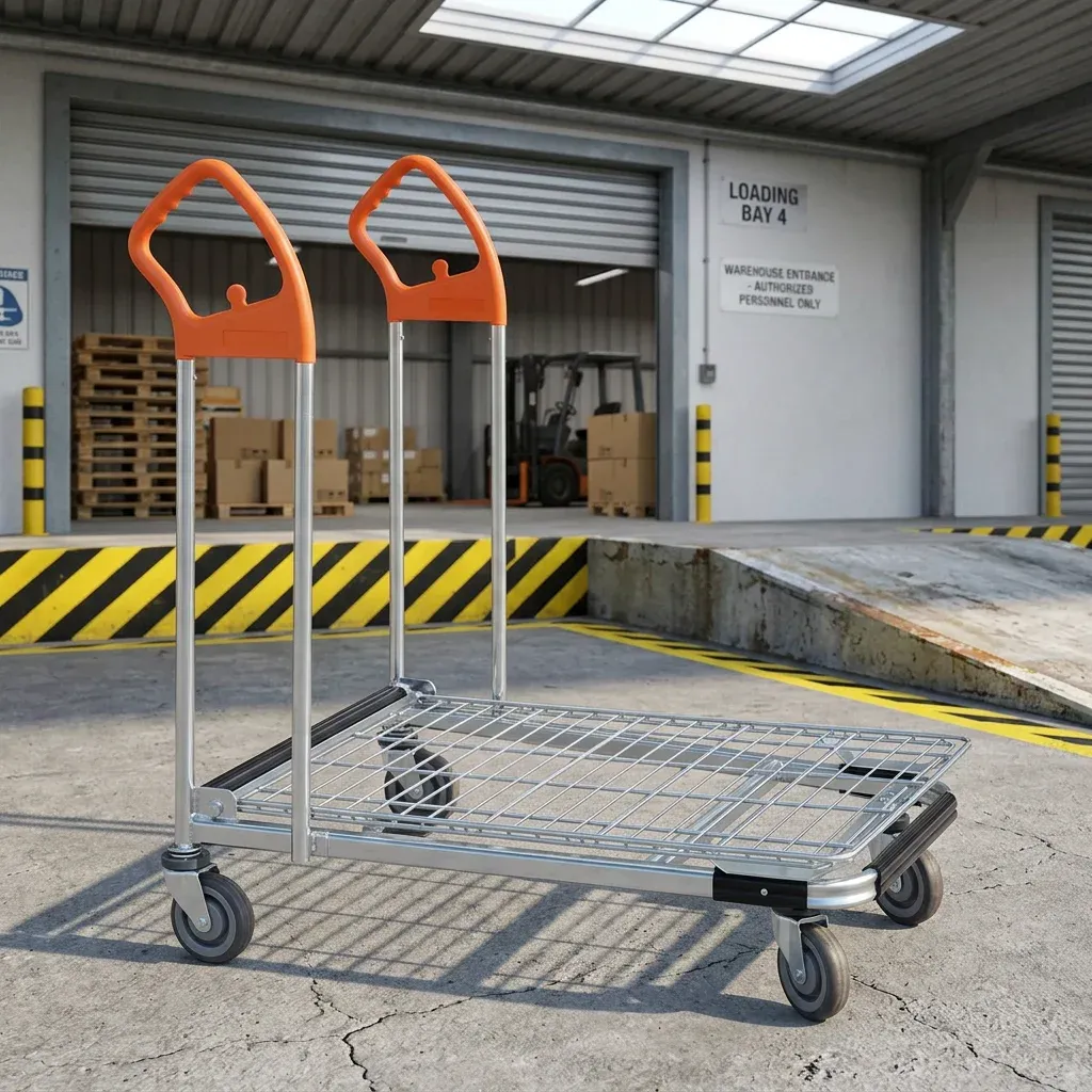 Warehouse Heavy Duty Steel Flat Trolley (LPT-67123)