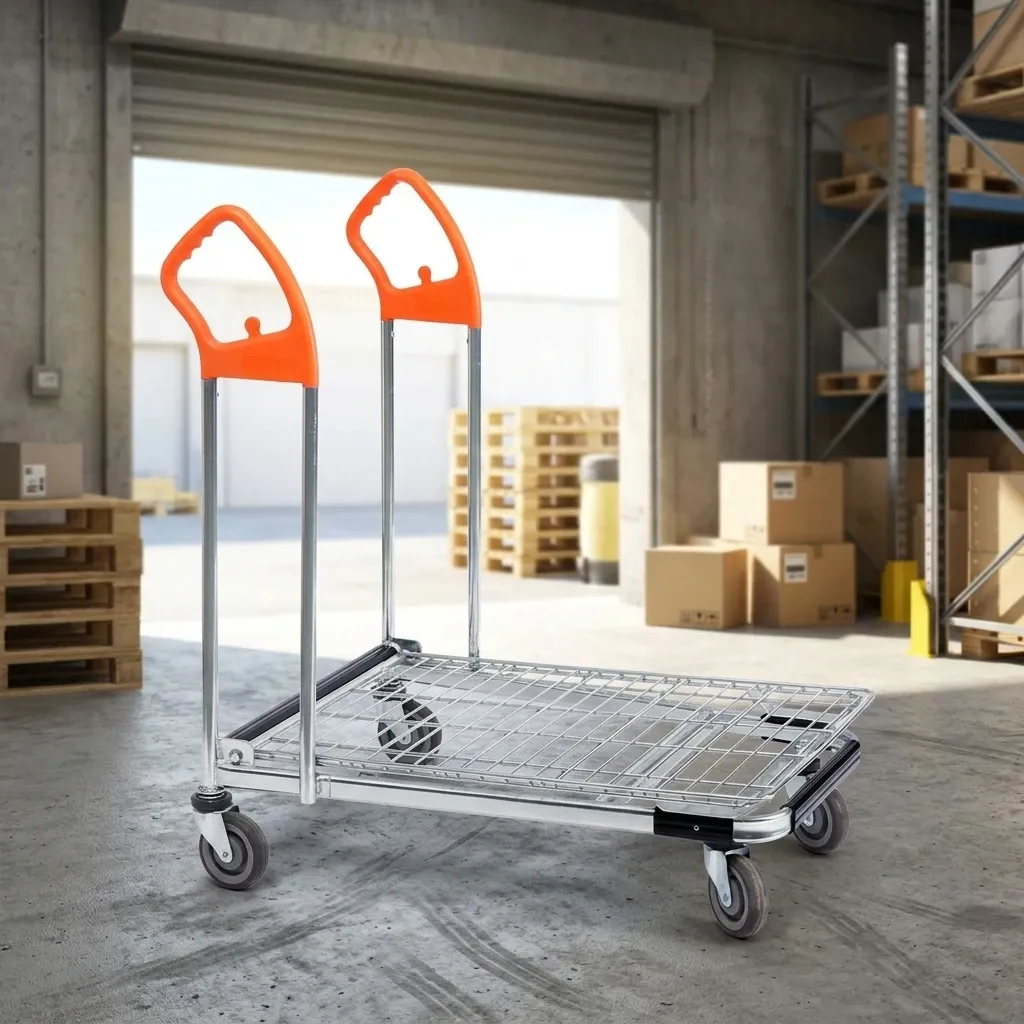 Warehouse Heavy Duty Steel Flat Trolley (LPT-67123) photo 5