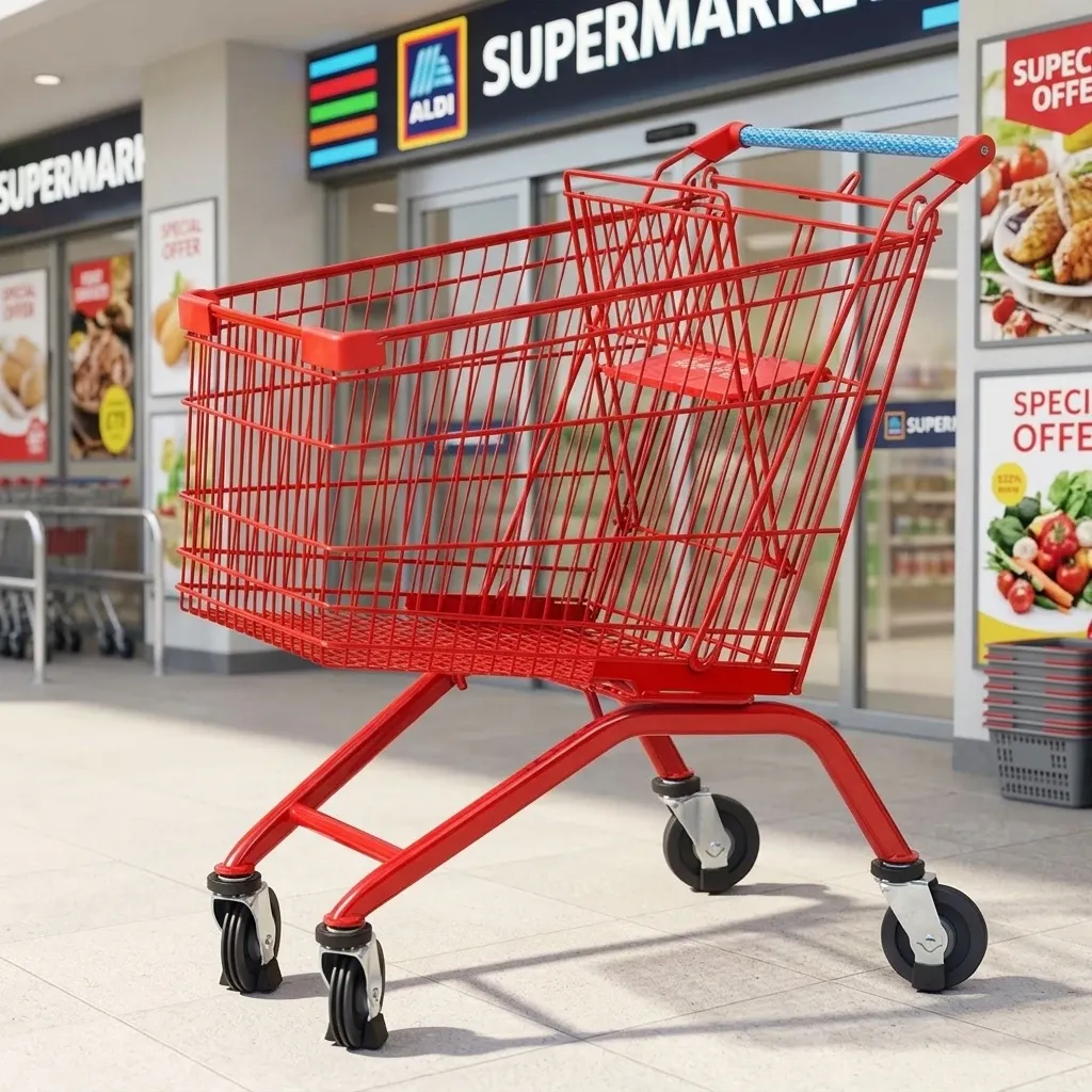 European Style 130 L Shopping Trolley
