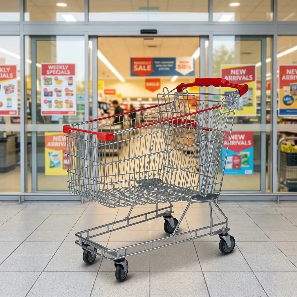 200L Australian Style Supermarket Shopping Trolley