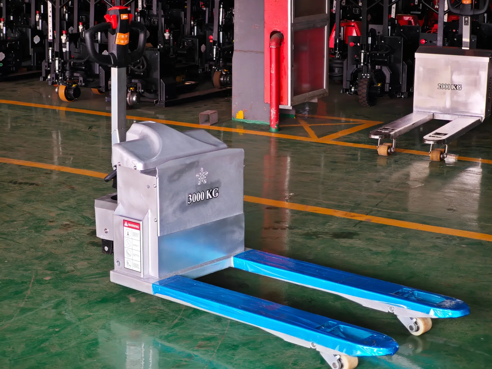 3 Ton Off Road Pallet Jack for Cold Storage Use Freezer detail 1