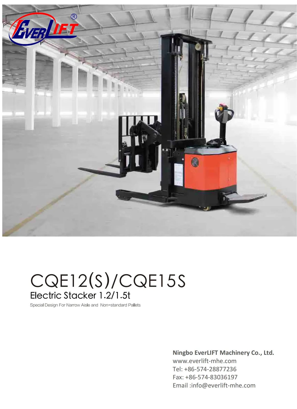 Electric Reach Truck 1500 kg detail 2