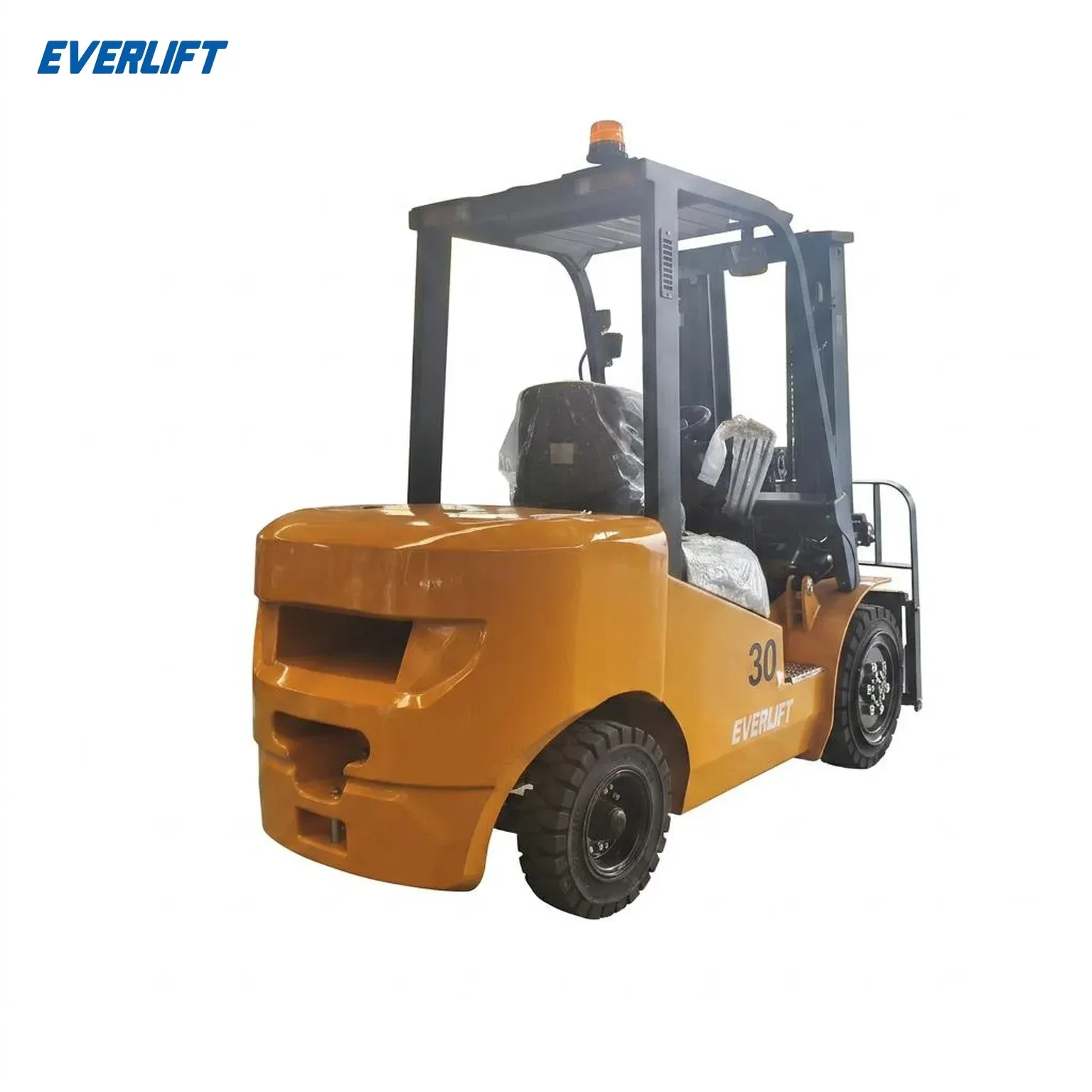 20% Gradeability 3 Ton Diesel Counterbalance Forklift photo 1
