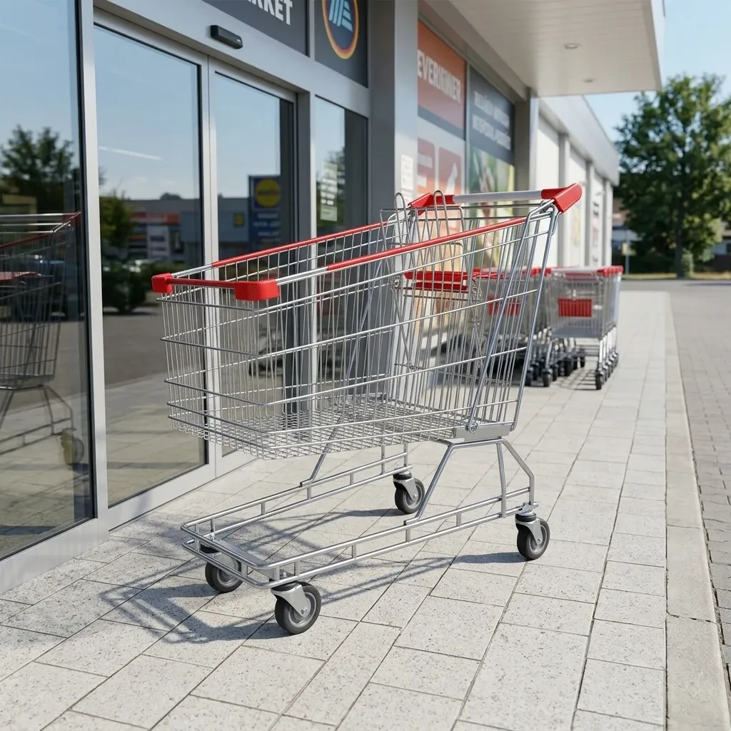 Metal 212L Australian Styles Supermarket Carts Trolley