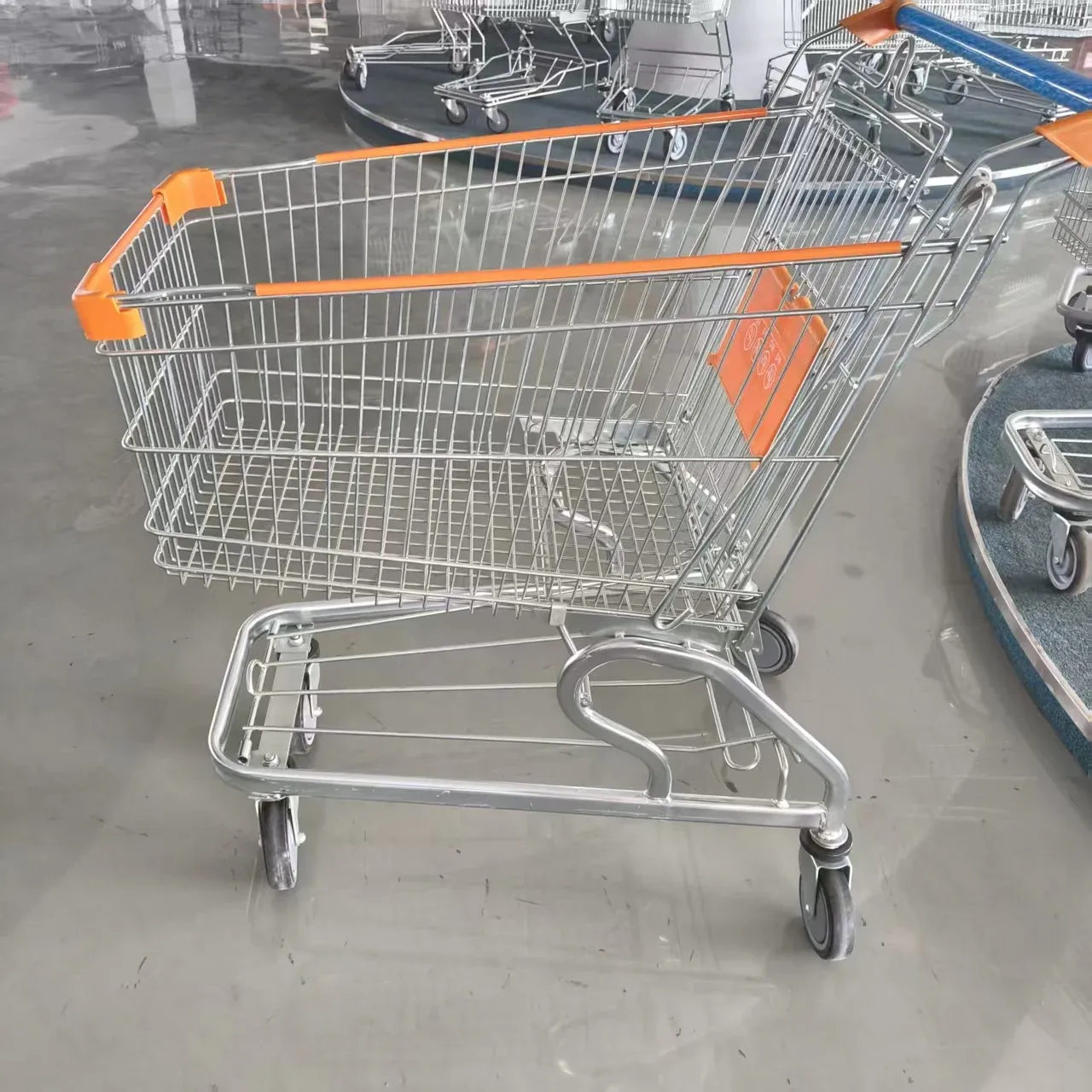 Metal Shopping Trolley Grocery Store Display American 120L detail 3