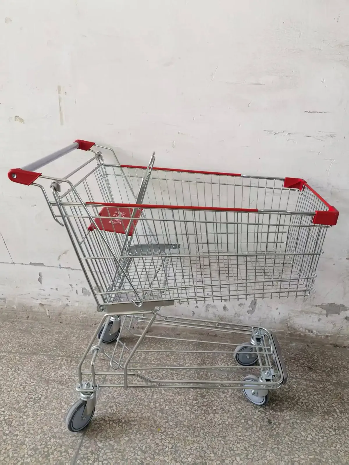 160L Supermarket Grocery Metal Hand Carts Trolleys Asian photo 5