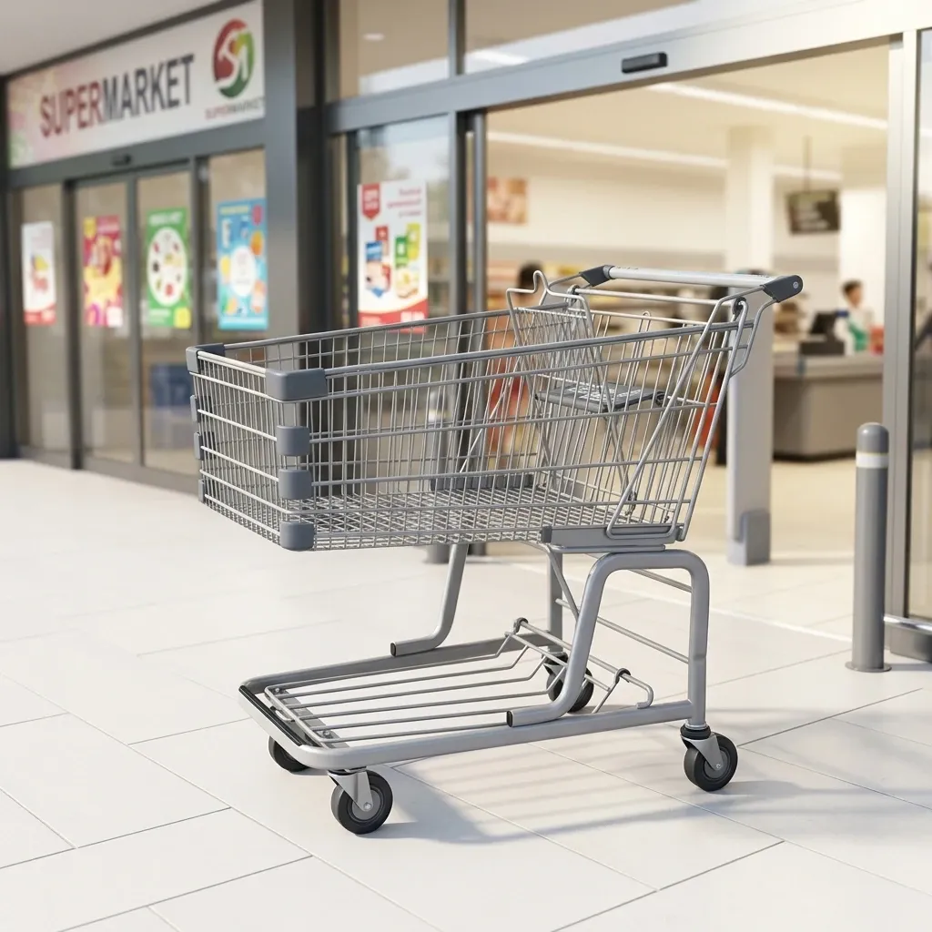 Supermarket Shopping Trolley (LPT-23266) photo 2