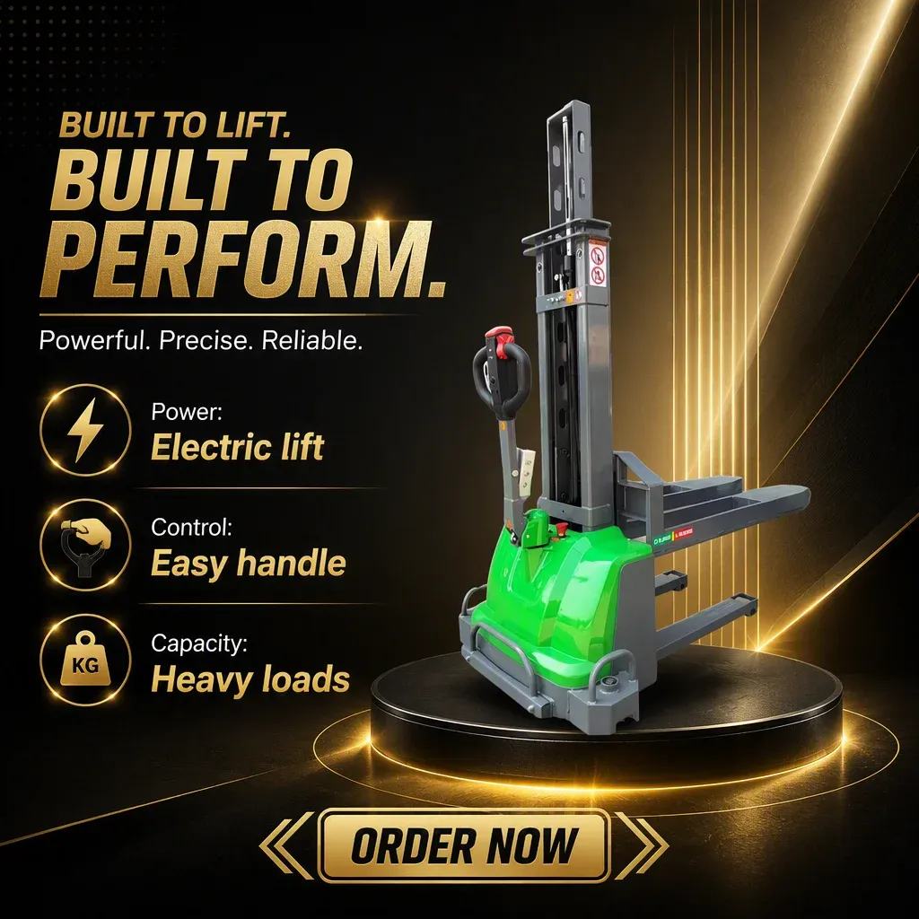 1.3T 1.5T Full Electric Self-Loading Stacker with 48V photo 1