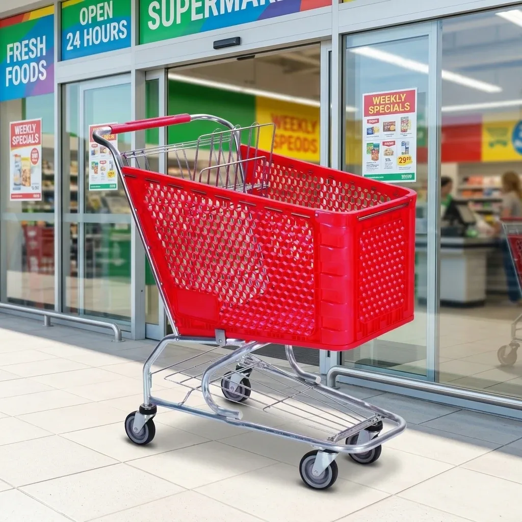 Unfolding Steel Hand Trolley Zinc Plated (LPT-90634)