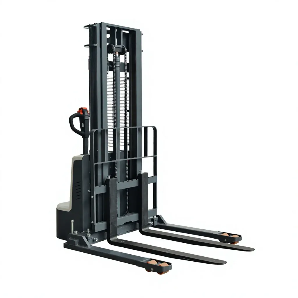 1500 kg Straddle Stacker Electric Stacker 3m 3.5m Height photo 1