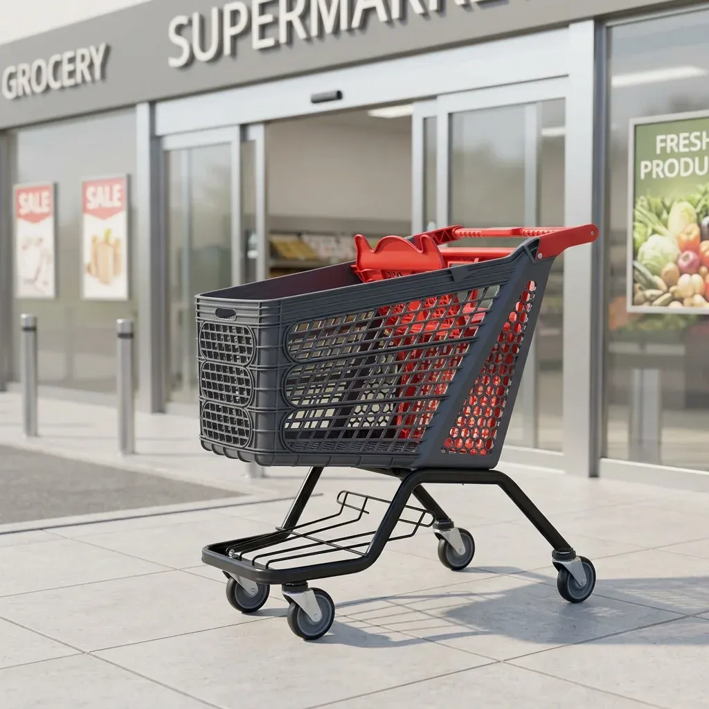 Grey Shopping Trolley photo 2