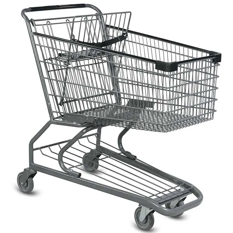 American Style Strong Capacity Grocery Store 160L Shopping Trolley photo 2