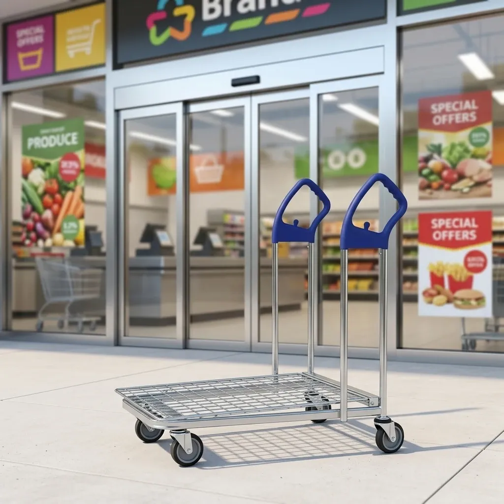 Warehouse Heavy Duty Steel Flat Trolley (LPT-72533) photo 3