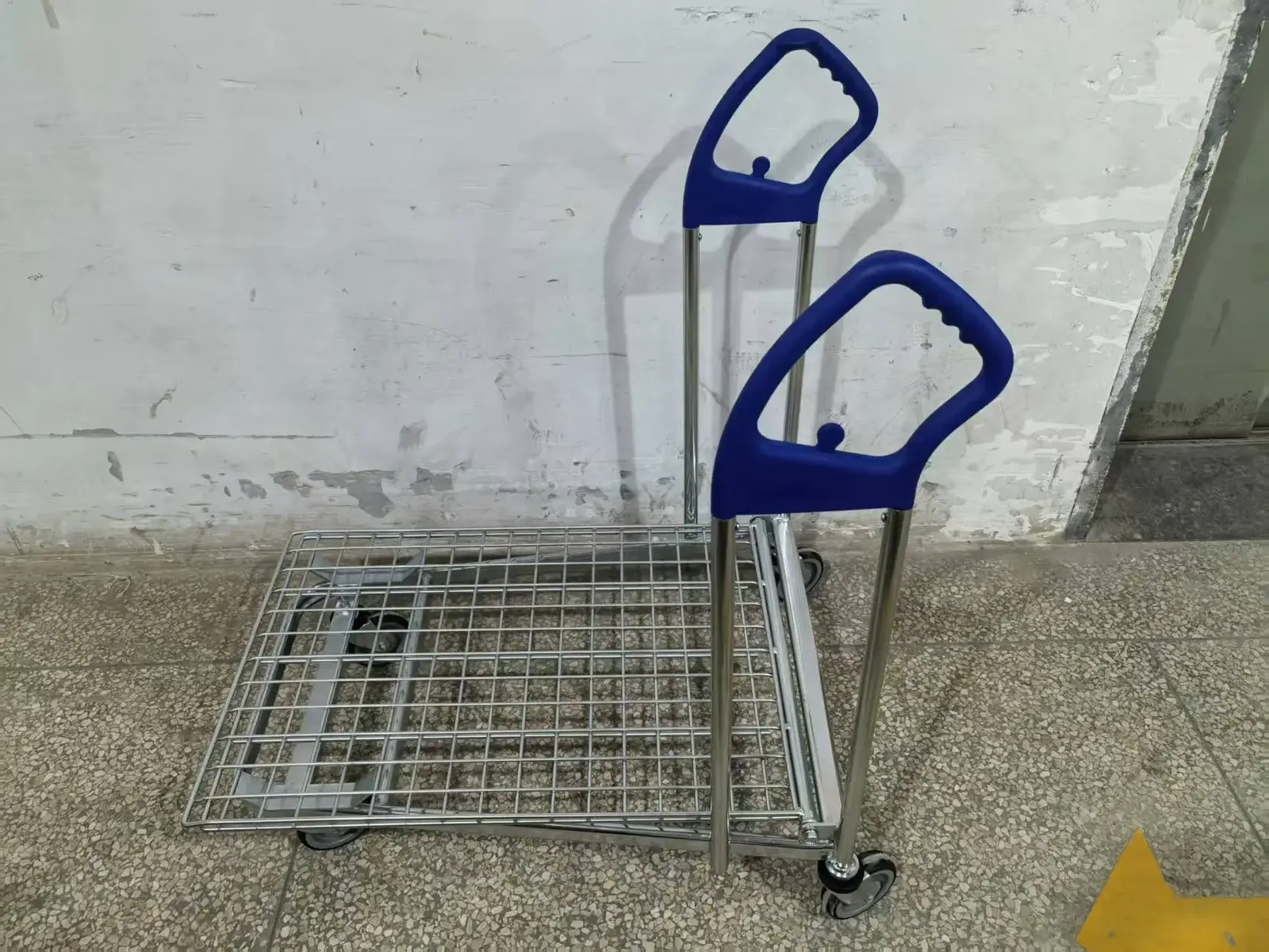 Work Warehouse Cart Loading Cargo Goods Transport Trolley photo 4