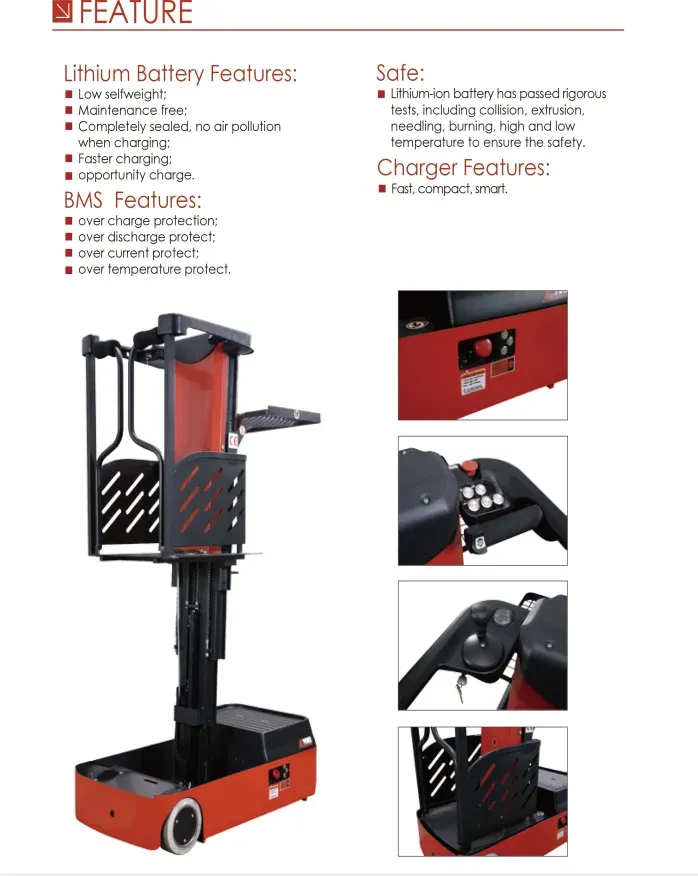FOP4 Full Auto Self Propelled Stock Picker Electric Order detail 1