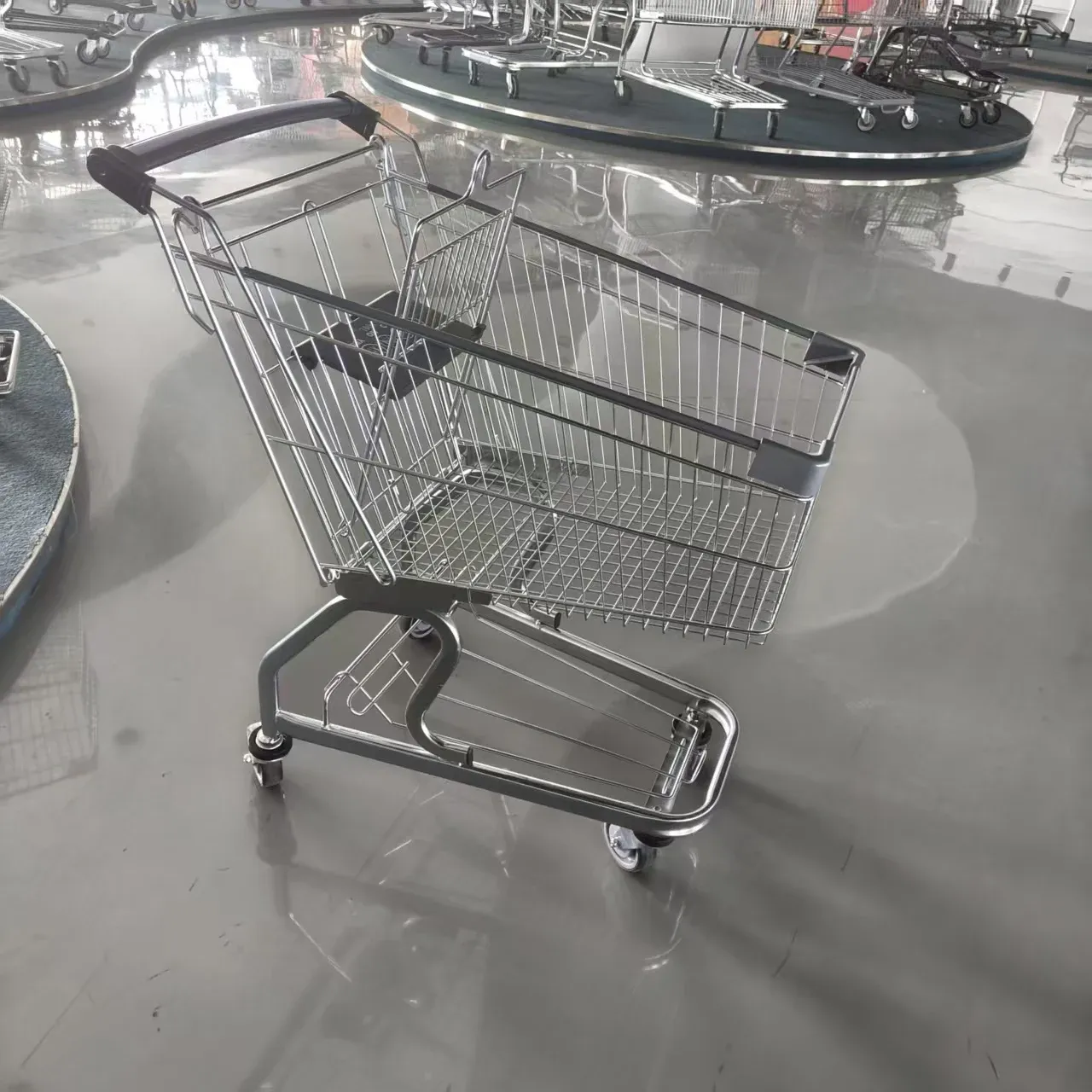 Light Duty Convenience Store Shopping Mall 150L Shopping Trolley photo 2