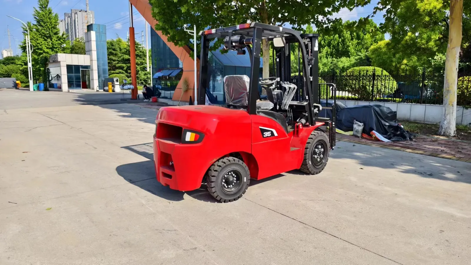 3.5 Ton Diesel Counterbalance Forklift FD35, Quanchai detail 6