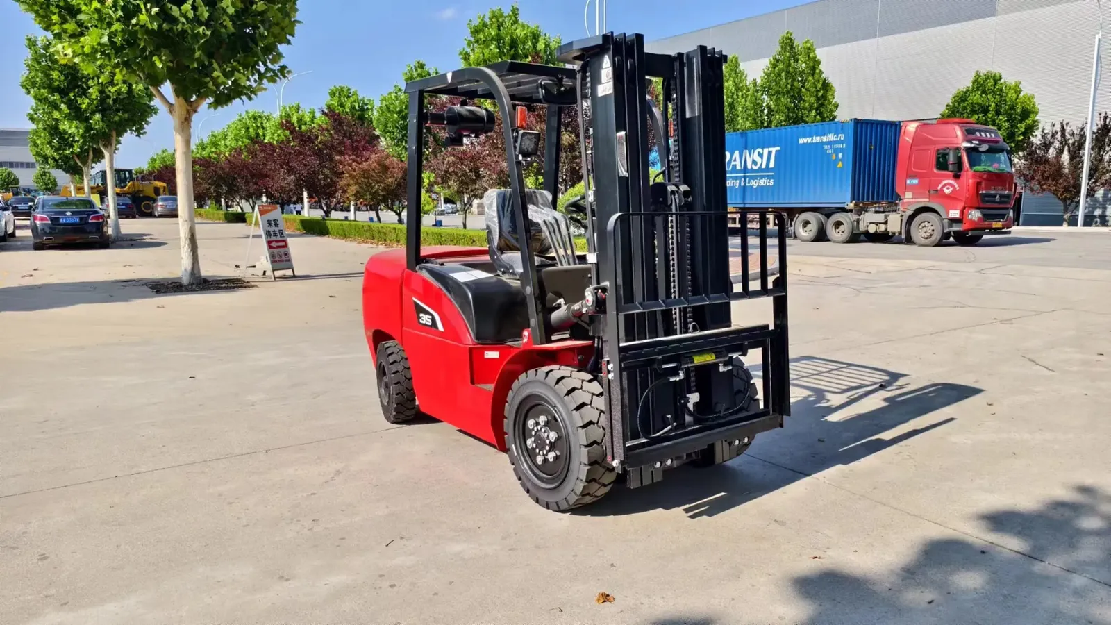 3.5 Ton Diesel Counterbalance Forklift FD35, Quanchai photo 6