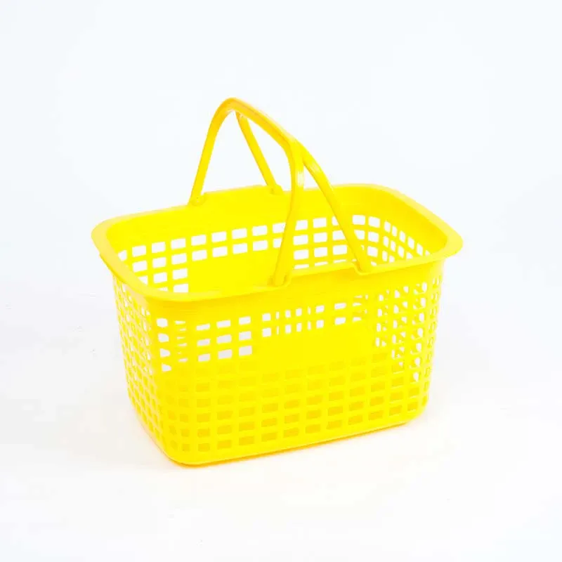 Plastic 2-Wheel Rolling Shopping Trolley with Pull Handle (LPT-57823) photo 3