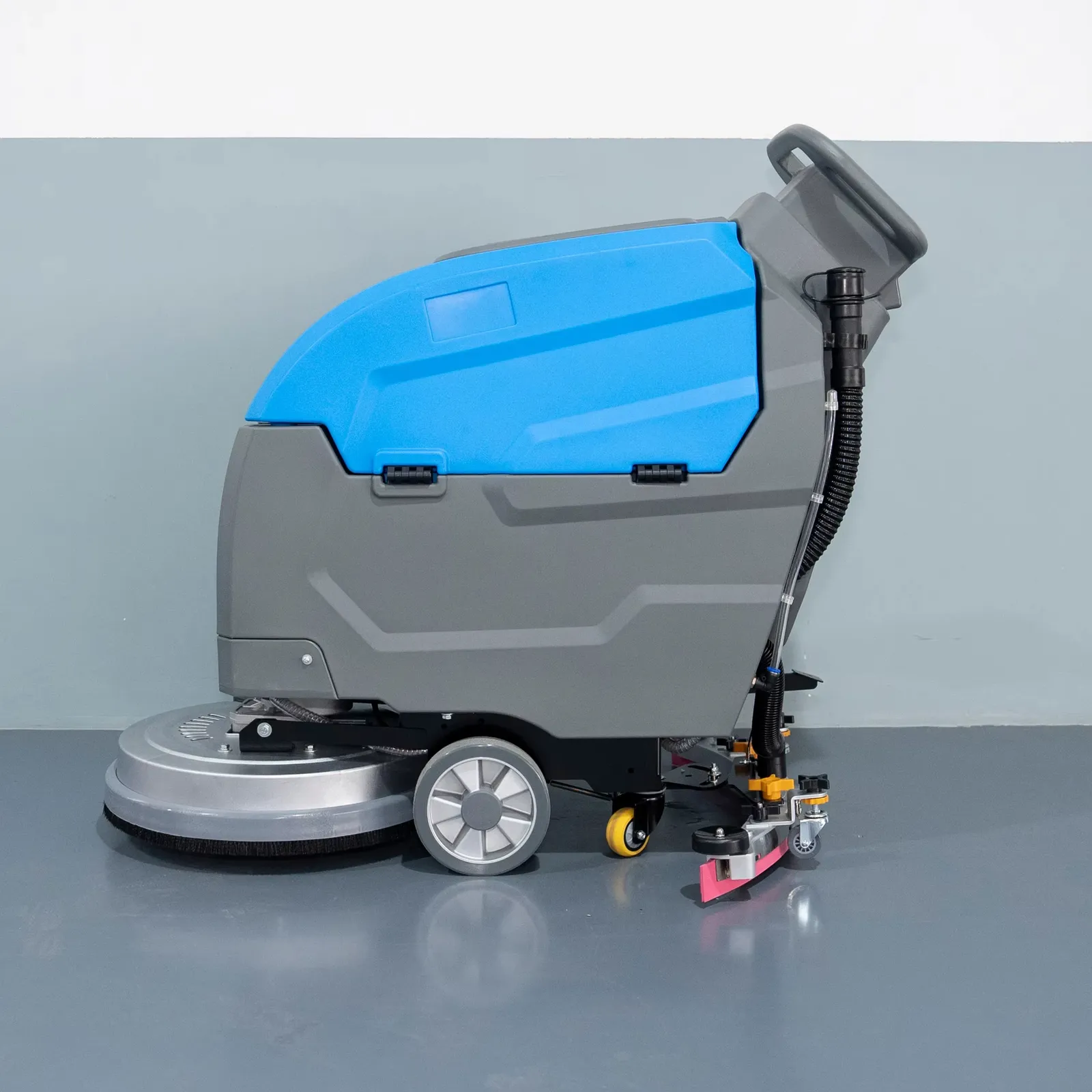 Industrial Automatic Floor Scrubber Dryer Hand Double Box