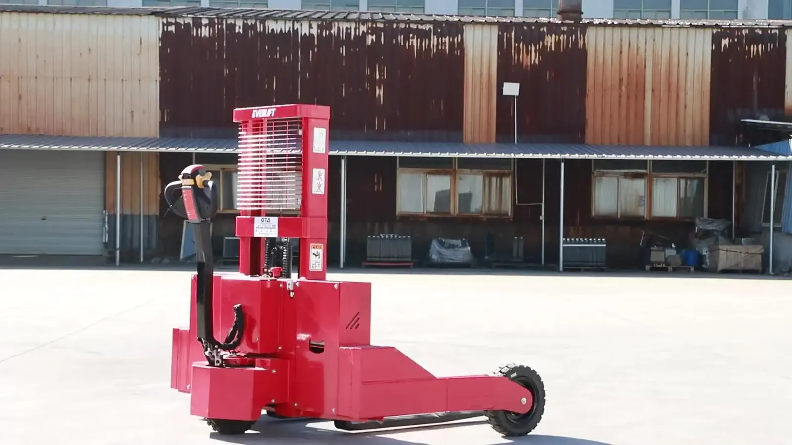 Electric Pallet Stacker Walkie Forklift Lifting Truck 1500 kg detail 1