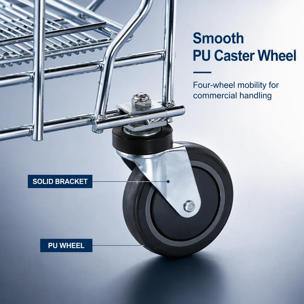 Castor Logistic Warehouse Trolley with 200 kg (LPT-24367) detail 5