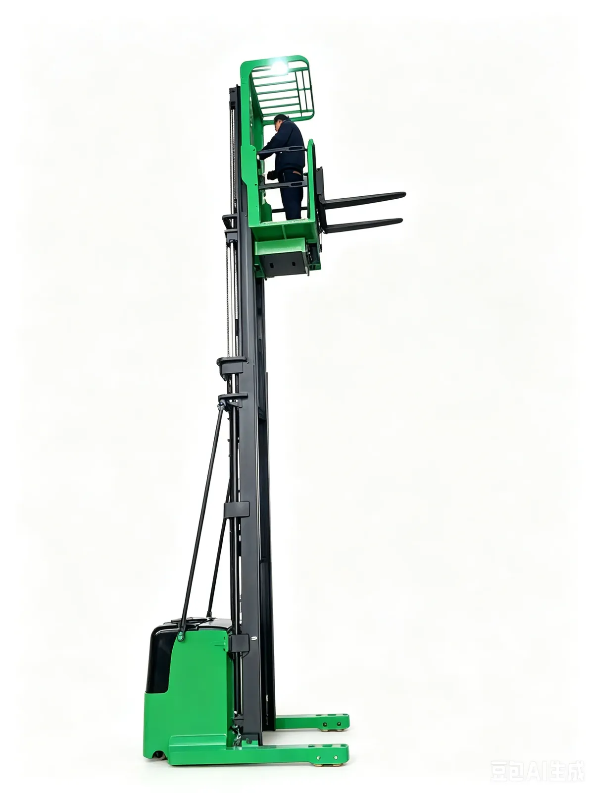 Man up Order Picker With Forks 1000 to 1500 kg photo 2