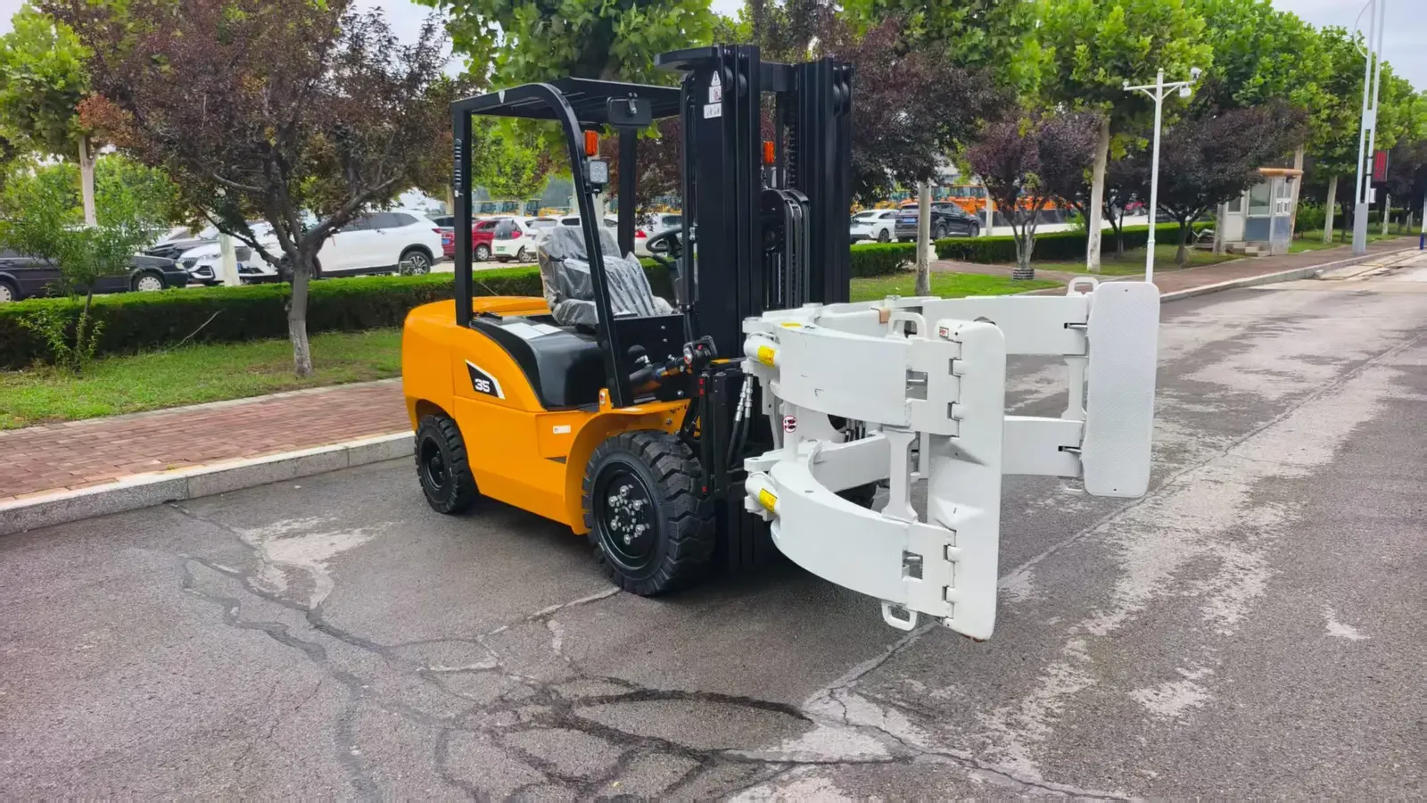 Forklift 3.5 Ton Heavy Duty Paper Roll Clamp detail 5