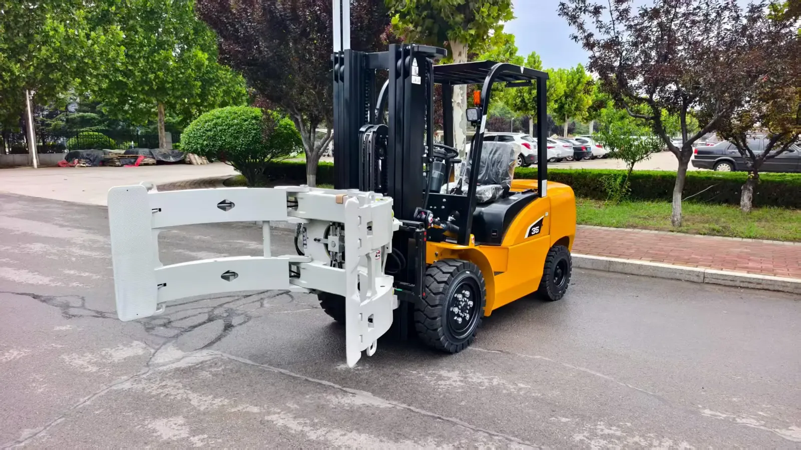 Forklift 3.5 Ton Heavy Duty Paper Roll Clamp detail 6