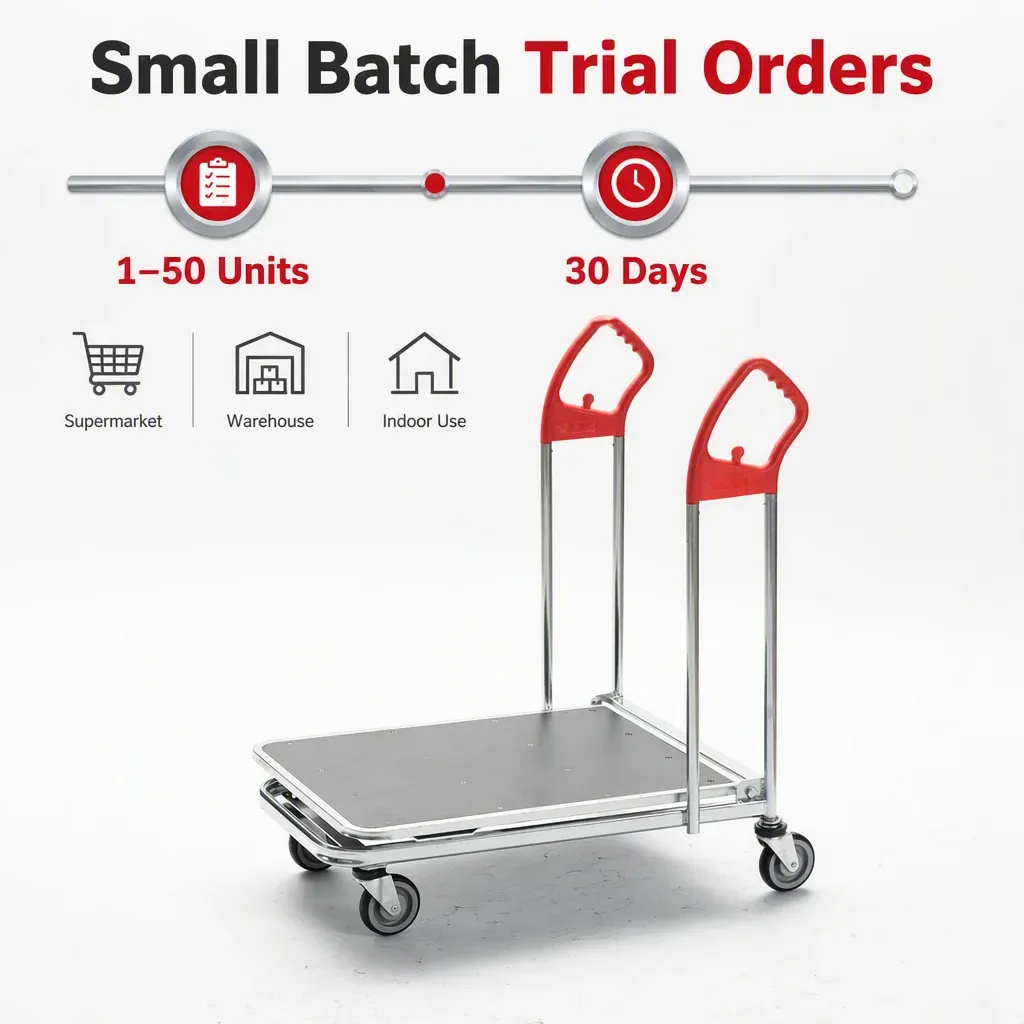 Heavy Duty Mesh Structure Zinc Plated Cart detail 3