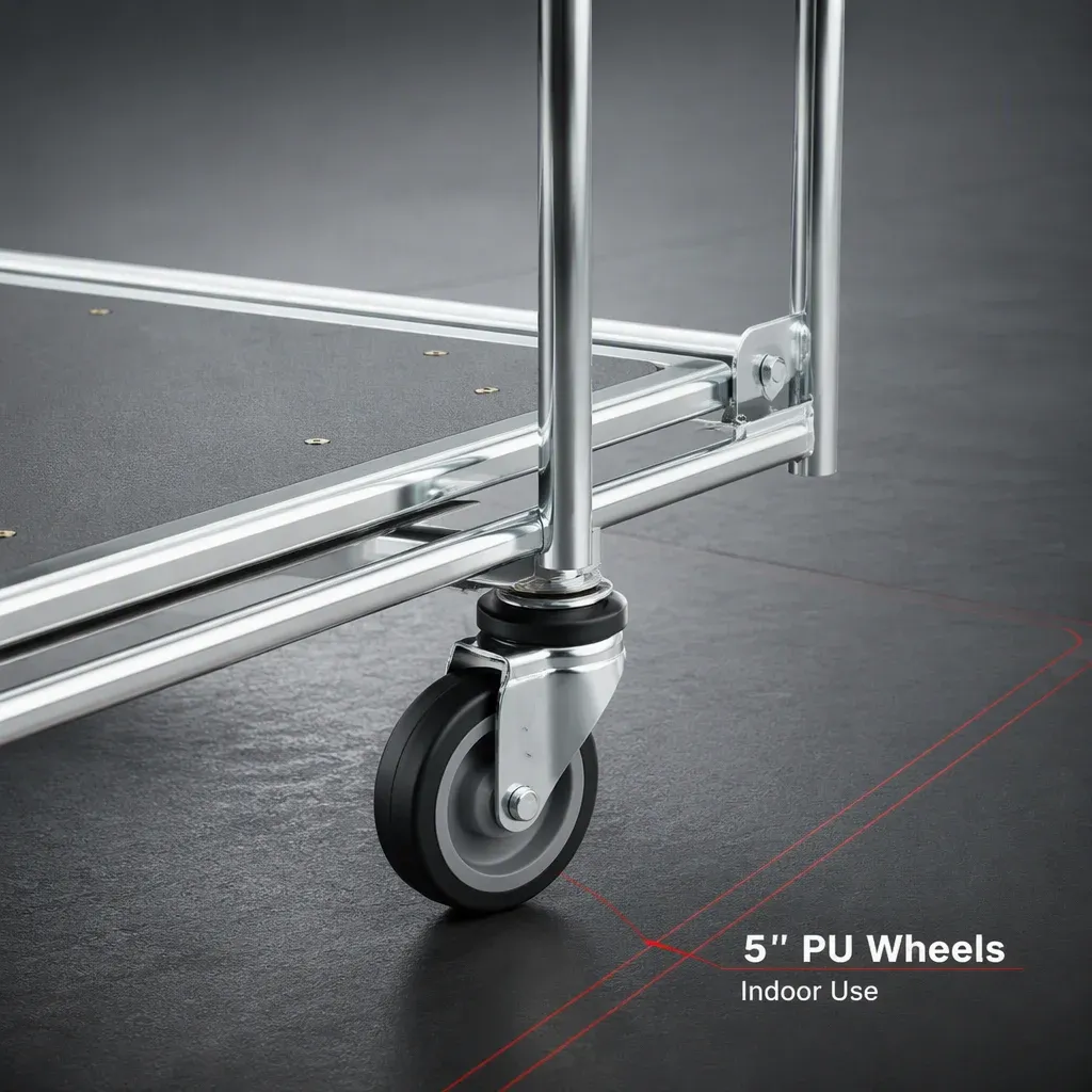 Heavy Duty Mesh Structure Zinc Plated Cart detail 6