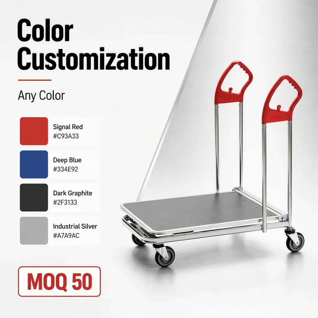 Heavy Duty Mesh Structure Zinc Plated Cart detail 9