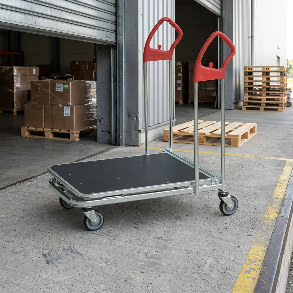 Heavy Duty Mesh Structure Zinc Plated Cart