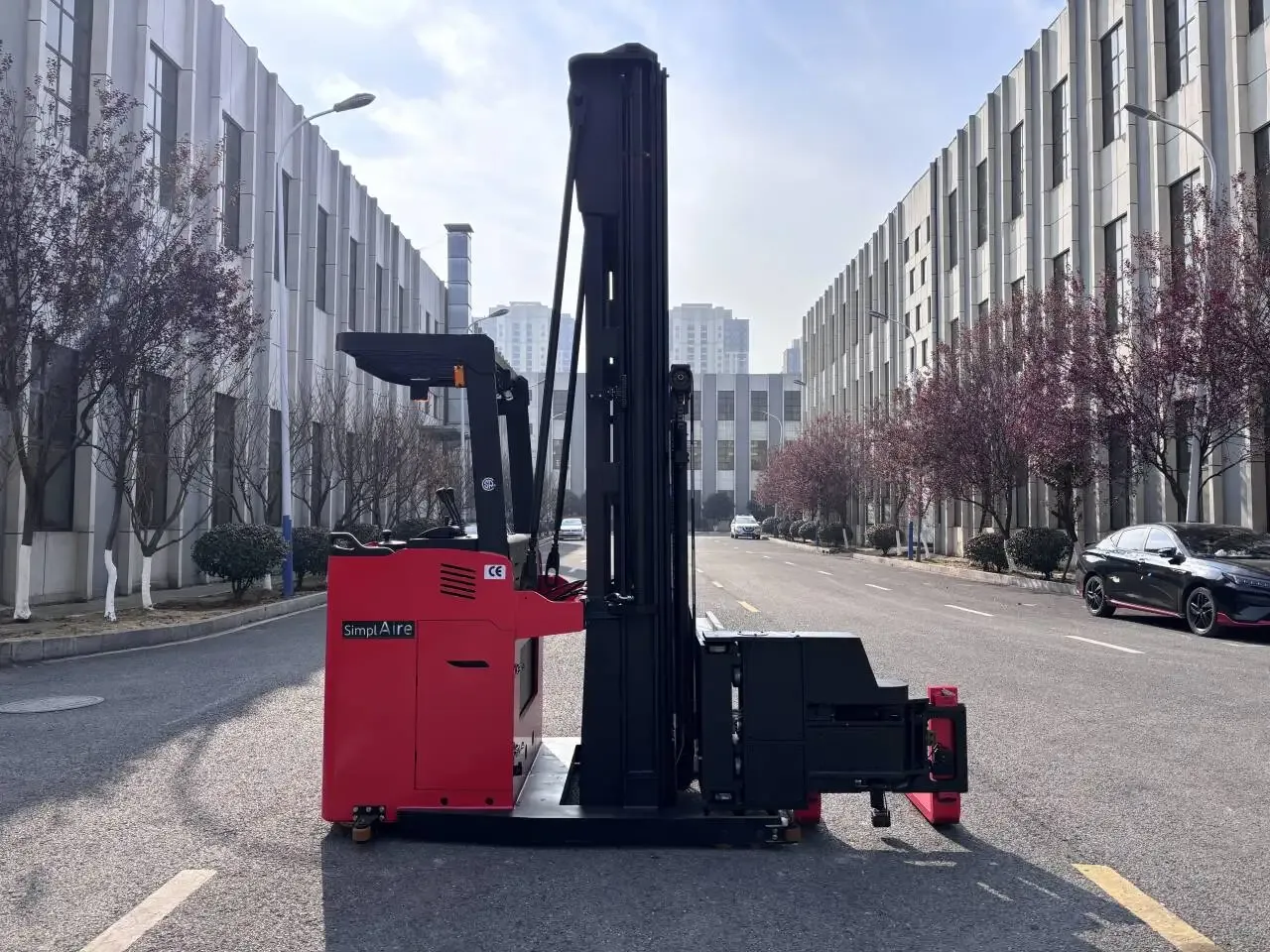 1.5T 3 Way Forklift 6M-10M for Narrow Aisle Warehouse photo 2
