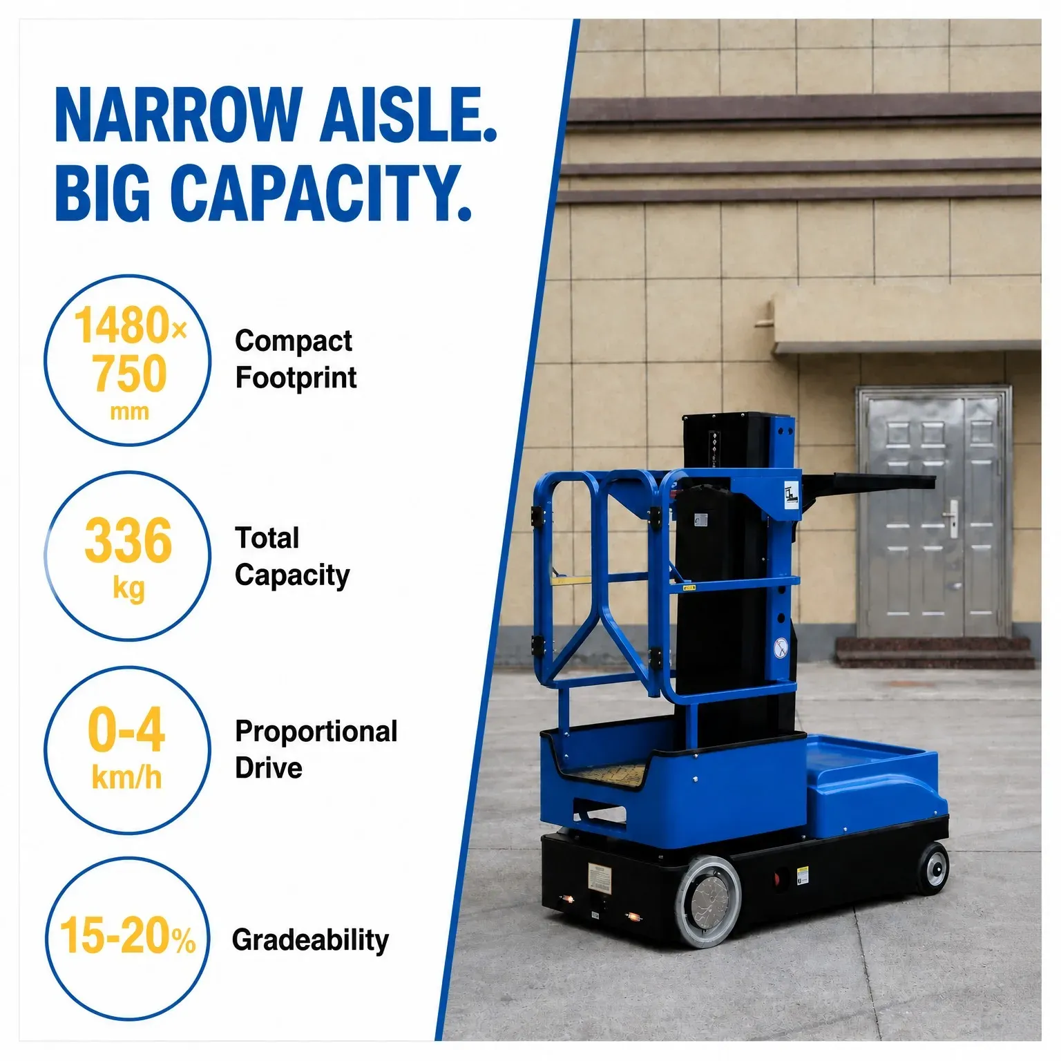 FOP4 Full Auto Self Propelled Electric Order Picker photo 5