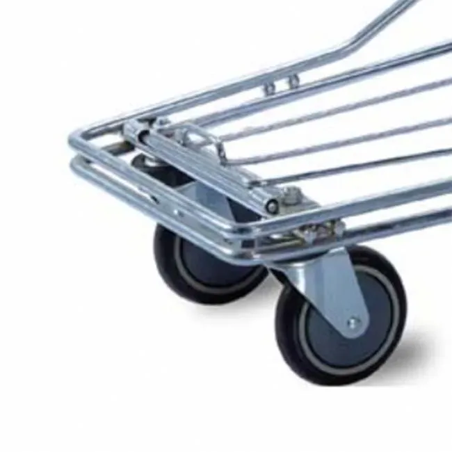 180L Asian Big Size Mesh Folding Shopping Trolley photo 4