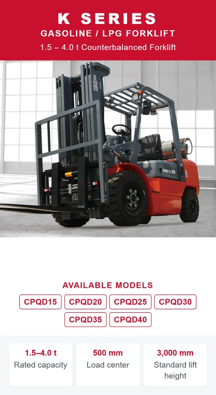 Forklift LPG 4 Ton 4000 kg detail 2