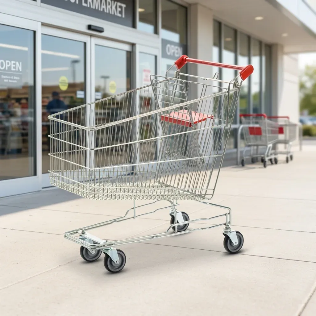 Australian Style Supermarket Shopping Trolley 210L