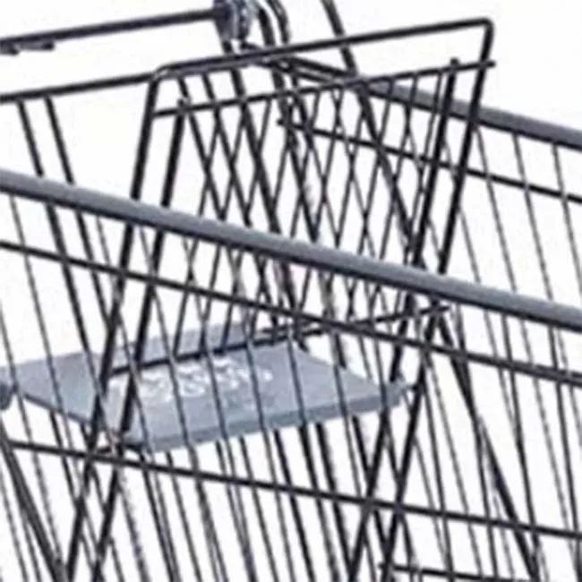 100L European Style Mesh Shopping Trolley Metal Frame photo 4