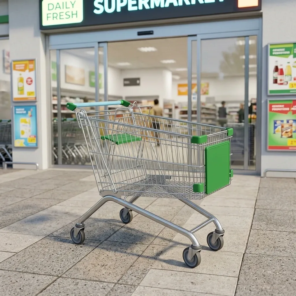 150L Steel European Style Shopping Trolley