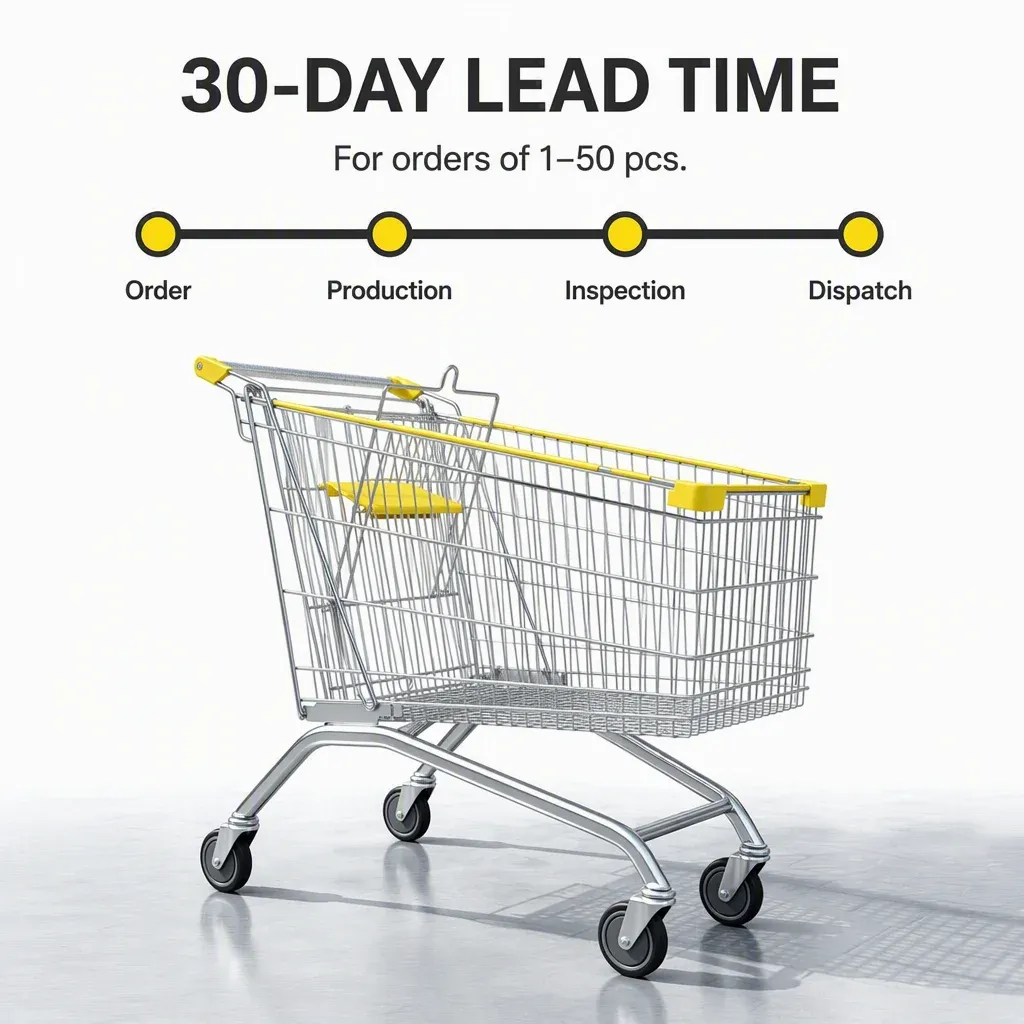 180L European Style Mesh Steel Folding Shopping Trolley detail 3