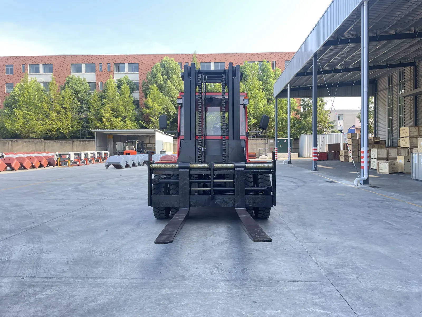 10 Ton Diesel Forklift Heavy Duty Counterbalance Forklift detail 10